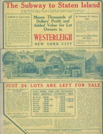 Prohibitionist Subdivision, NYC, 1908: Westerleigh, Staten Island