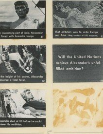 Filmstrip for Movie Alexander the Great (1955); United Nations